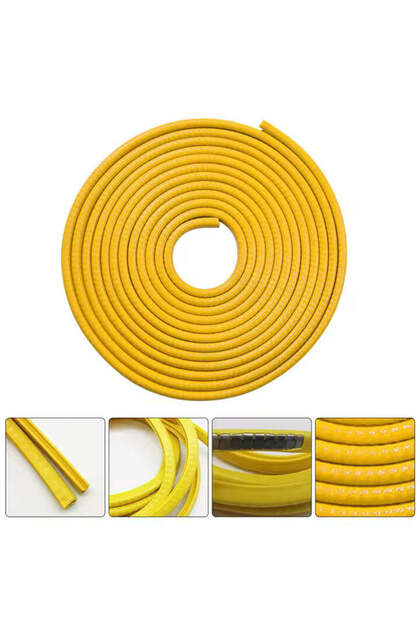 Banda (cheder) de protectie auto pentru usi, 5 m, Galben