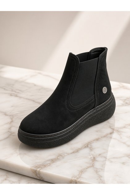 Kemal Aygün-Mammamia MammComfort Women's Genuine Nubuck Leather thick-soled Chelsea Boots