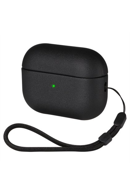 for airpods pro 2 Black Leather Grain Case for Airpods Pro 3 AirpPods Pro 2 Case Cover Bluetooth Ear