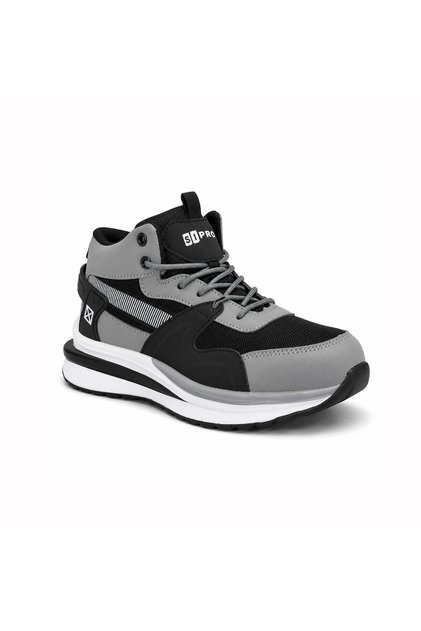 Sipro Grey Comfortable with Foam Layer to Reduce Stress Safety Shoes