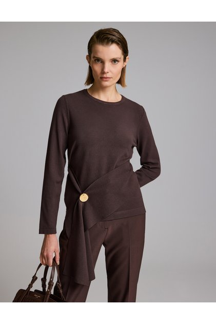 Brown Slim Fit Sweater 50331293-VR029