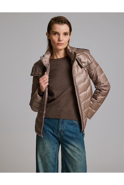 Taupe color Slim Fit Coat 50330234-VR052