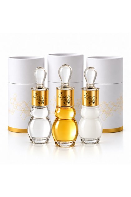 زيت عطر مركز Misk Collection 12 مل × 3 قطع – Misk Rijali، Misk Al Arosah و Altair Oud