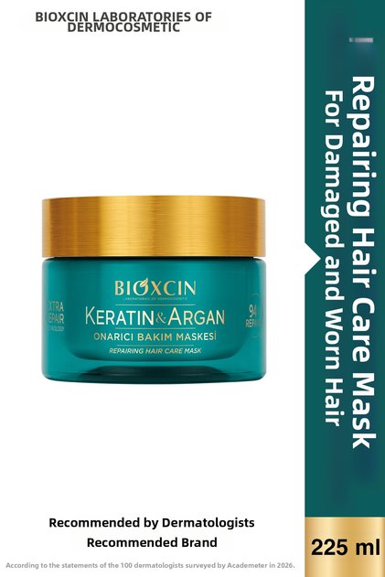 Keratin and Argan Repair Hair Care Mask 225 ml