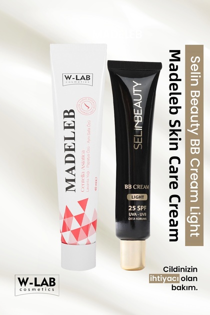 Madeleb Cream 40 ml and Selin Beauty Bb Cream Spf25 Light 40ml Set