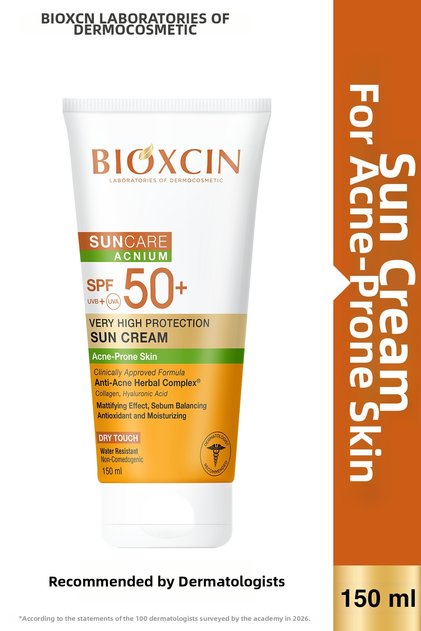 Sun Care Sunscreen for Blemish-Prone Skin 50 Spf 150 ml - Blemish, Dry Touch, Matte, Collagen