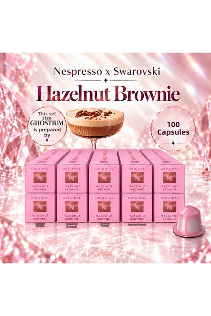 Hazelnut Brownie Flavored Original 100 Capsules I Ghostium