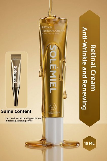 Care Cream Containing Retinal and Peptide That Brightens the Skin's Appearance and Provides a Smooth Look 15 ml