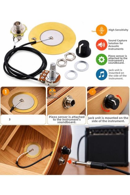 HG-01 Potentiometer Full Set Kiss Crystal Instrument Microphone