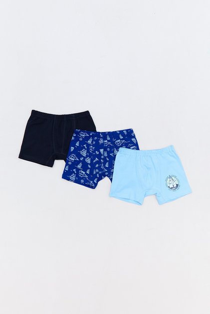 Printed Boys' 3-Pack Boxer Shorts