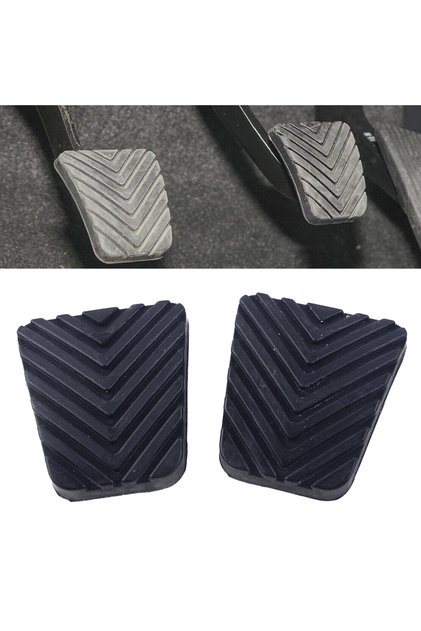 2pcs Car Clutch Brake Pedals Accelerator Pedal Rubber Pad Cover 32825-36000 For Kia Rio Sorento