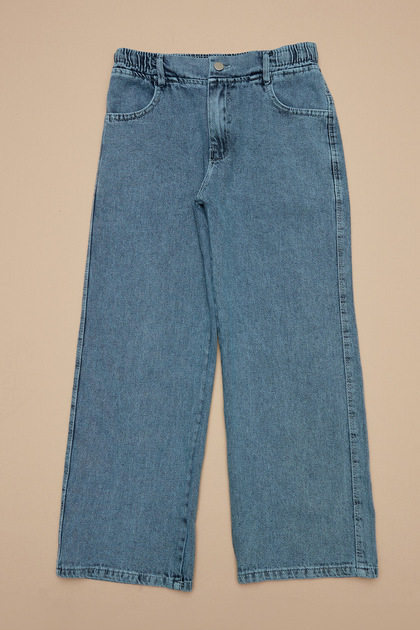 Elastic Waist Girl's Palazzo Trousers
