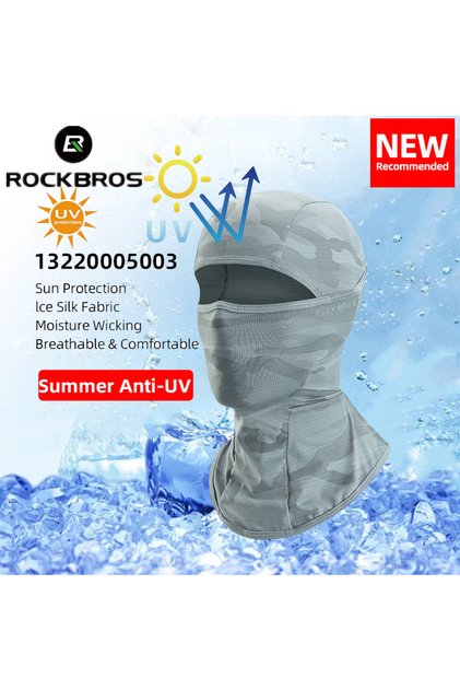ROCKBROS Free size 13220005003 ROCKBROS Spring Summer Cycling Mask UV Sun Protection Mask Bike Balac