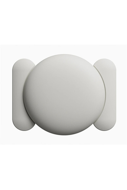 Beige Strong Magnetic Hidden Silicone Holder Case for Apple Airtag Air Tags Car Bike Motorcycle GPS