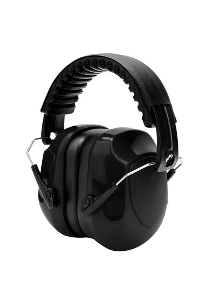Black Color Adjustable Anti-Noise Head Earmuffs SNR-34dB Ear Protector Ear Muff For Work Study Shoo