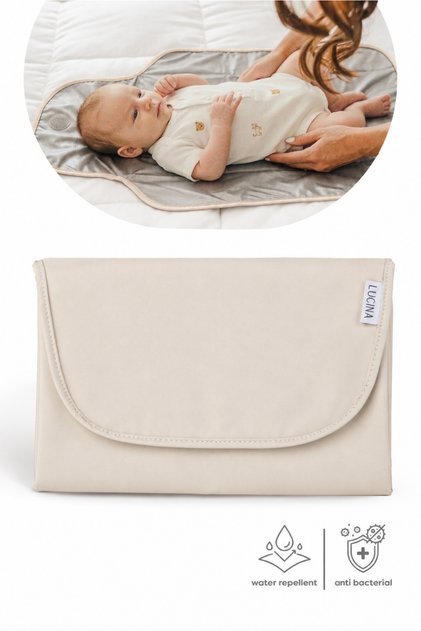 Nomi Baby Changing Pad Cover Cushion Beige