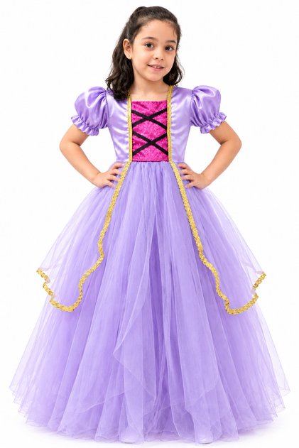 Girl's Rapunzel Princess Costume - Girl's Rapunzel Princess Dress