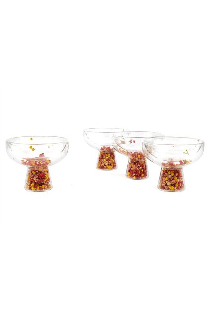 Flower Cam 4-Piece Ice Cream Bowl