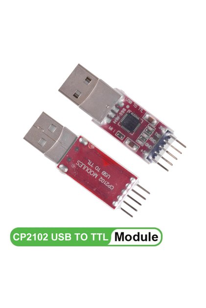 وحدة CP2102 الحمراء من USB إلى وحدة تسلسلية وحدة CP2102 من USB إلى TTL تنزيل STC UART