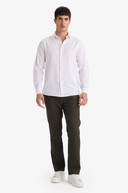 REGULAR Fit Erkek Pamuklu Smart-Casual Pantolon G1076AX26SP