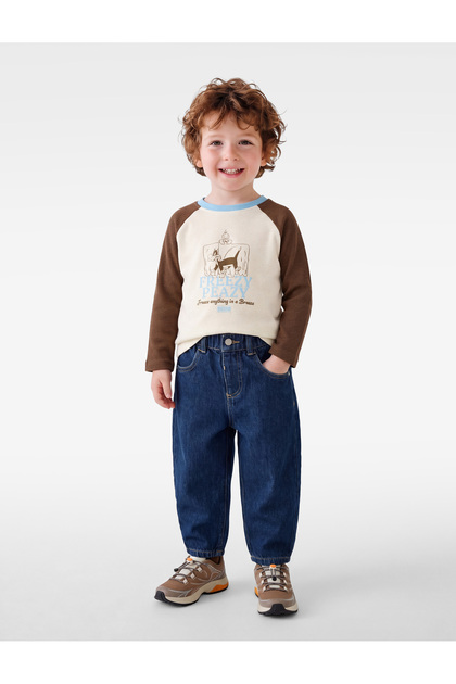 Looney Tunes Printed Cotton Crew Neck Long Sleeve Licensed T-Shirt