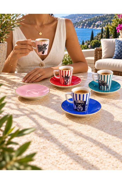 Wild Life Coffee Set 8 Pieces 04alm006718