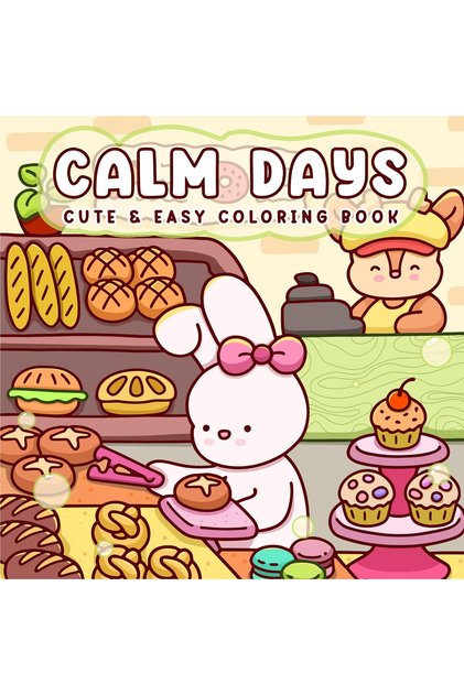 MULTI CALM DAYS Bold-easy Patterns Coloring Book for Adults Cute Drawing Book Perfect Gift for Party