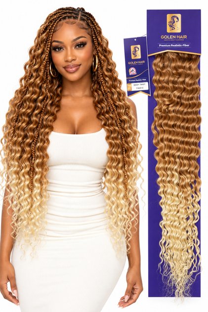 Hair 22 Inches Deep Wave Braids Color 30 & 613 – Deep Wave Crochet Hair