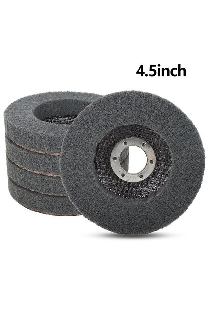 1pc 4.5inch SIFANG 4/4.5/5 Inch 1PC Nylon Fiber Flap Polishing Wheel Disc 600 Grit For Angle Grinder