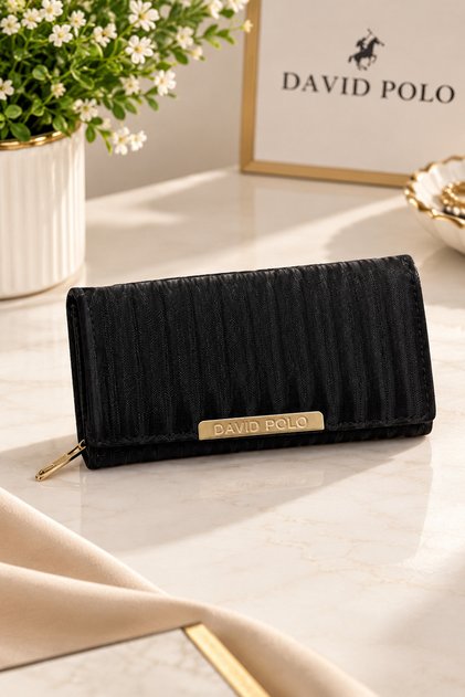 Black Women's Textured Wallet