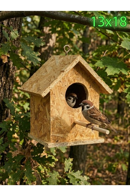 Wooden Bird Nest Bird House Outdoor Water Resistant