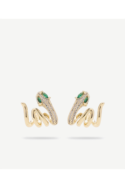 Snake Figure Earring