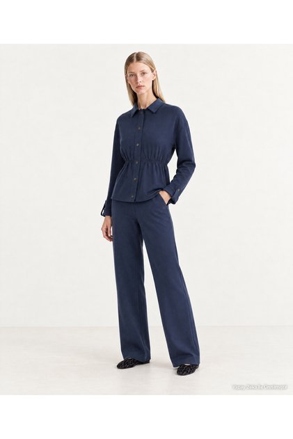 Regular Polo Collar Long Sleeve Sweatshirt