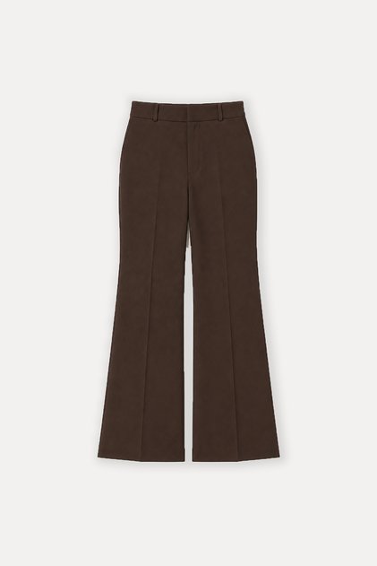 Flare fit kumaş pantolon