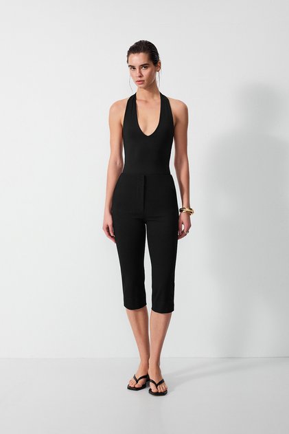 High waist capri pants