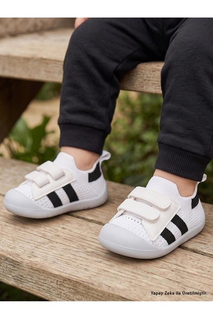 Striped 18- My First Creation - White