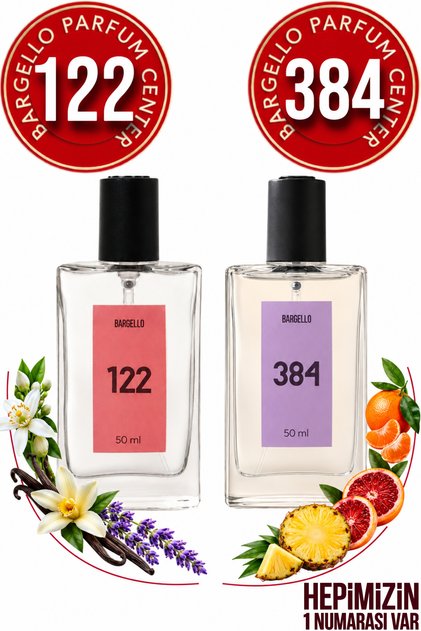 122 Kadın Parfüm Oriental 50 ml Edp + 384 Kadın Parfüm Floral 50 ml Edp 2 Adet Ürün-rsaf122384
