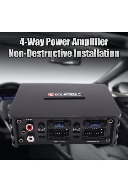 Class AB 4*60W Car Power Amplifier Non-Destructive Installation DSP Car Audio Speaker For Android La