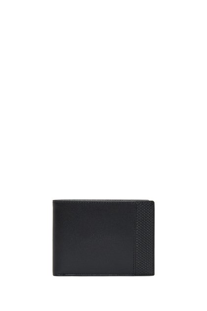 Men's Black Leather Wallet 000A2D303726