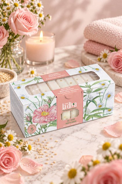 Rose-Sesame-Daisy Soap 10X22.5 Gr
