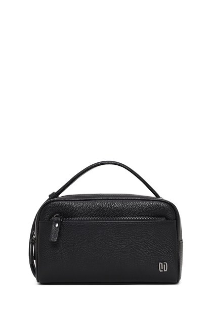 Men's Black Leather Handbag 26Sbd3564Ft