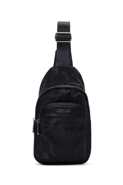 Men's Black Crossbody Bag 22WBD32006F