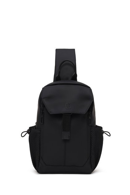Men's Black Fabric Crossbody Bag 26Sbd30176F