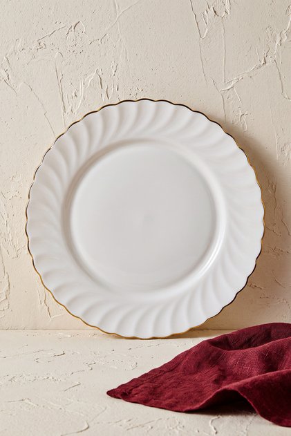 Waves Opal Gilded Serving Plate 26.5 cm