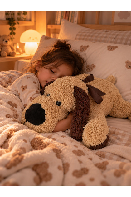 Toyzz Big Nose Dog Sleeping and Playmate Plush Pillow Toy