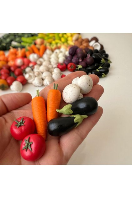 Minyatür Meyve Sebze Oyuncağı (2*14)