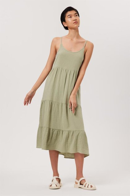 Cerys Women's Woven Dress Çağla