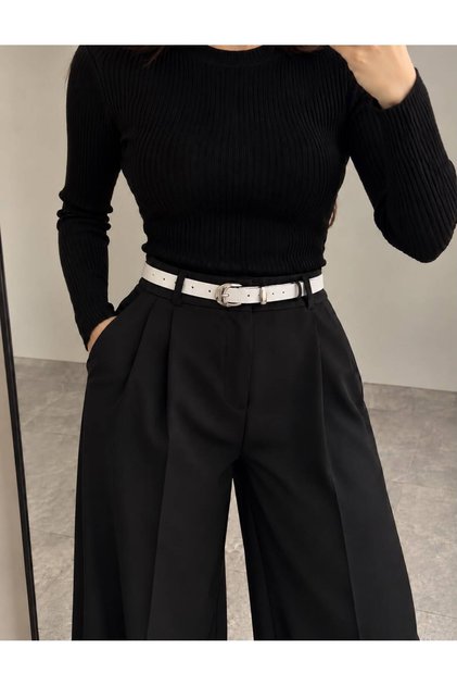 Classic Silver Model Women's Belt with Tool Buckle Waist Belt Coat Belt Dress Belt Trouser Belt
