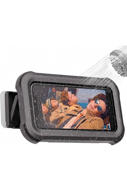 Waterproof Shower Phone Holder with 360° Rotation, Angle Adjustable, Enhanced Sound Quality, Wall Mo