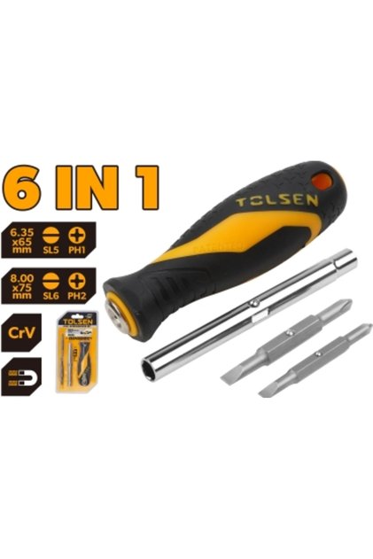 Screwdriver Set Two-Way Bit 6 in 1